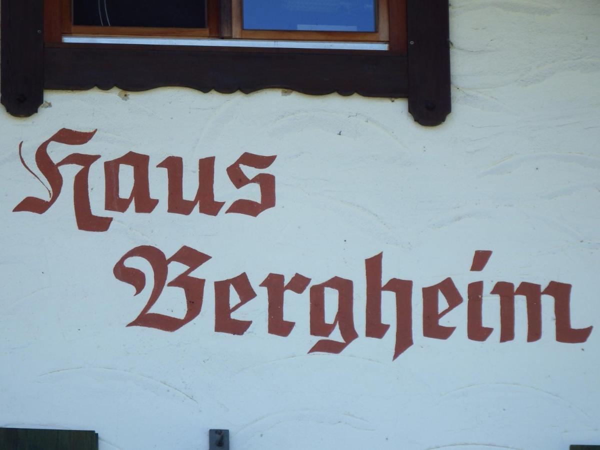 Haus Bergheim Apartamento Bischofswiesen Exterior foto